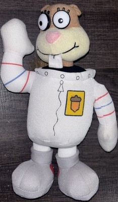 Vintage 2003 NANCO 9'' Spongebob Squarepants Sandy Cheeks Plush US76