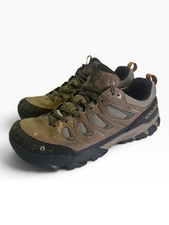 Oboz Sawtooth X Low B-DRY Waterproof Hiking Shoes Mens Size 9 Brown/Canteen GUC