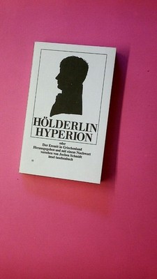 247676 Friedrich Hölderlin FRIEDRICH HÖLDERLIN Hyperion oder Der Eremit in