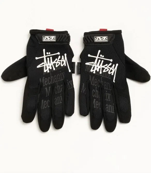Stussy Mechanix Work Gloves - Size Medium - Black - NEW