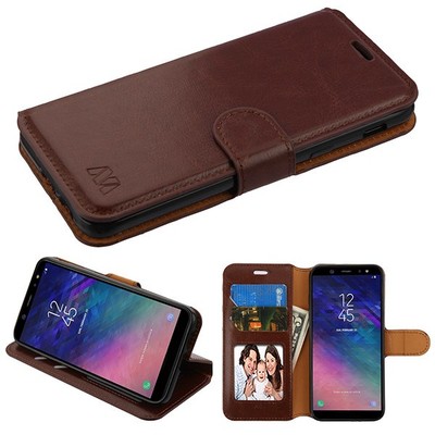 ''Mybat My Jacket Wallet Element Case for Samsung Galaxy A6 (2018)   Brown''