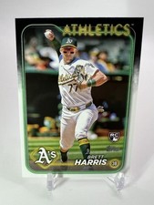2024 Topps Update #US199 Brett Harris Rookie RC Base Oakland Athletics