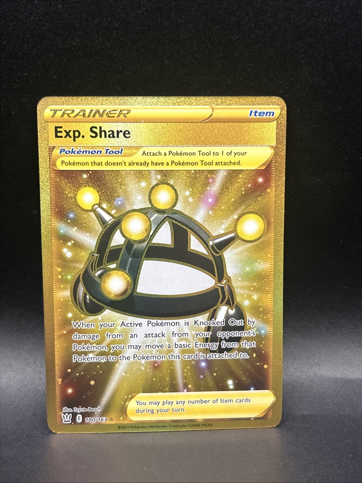 Exp. Share 180/163 SWSH05: Battle Styles Secret Rare Pokemon Card