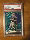 2021 Panini Mosaic Super Bowl MVPs Tom Brady #282 Mosaic Green Prizm PSA 6