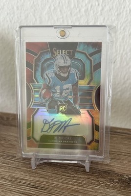 2018 Panini Select - Rookie Signatures D.J. Moore Tie-Dye Prizm /25 (AU, RC)
