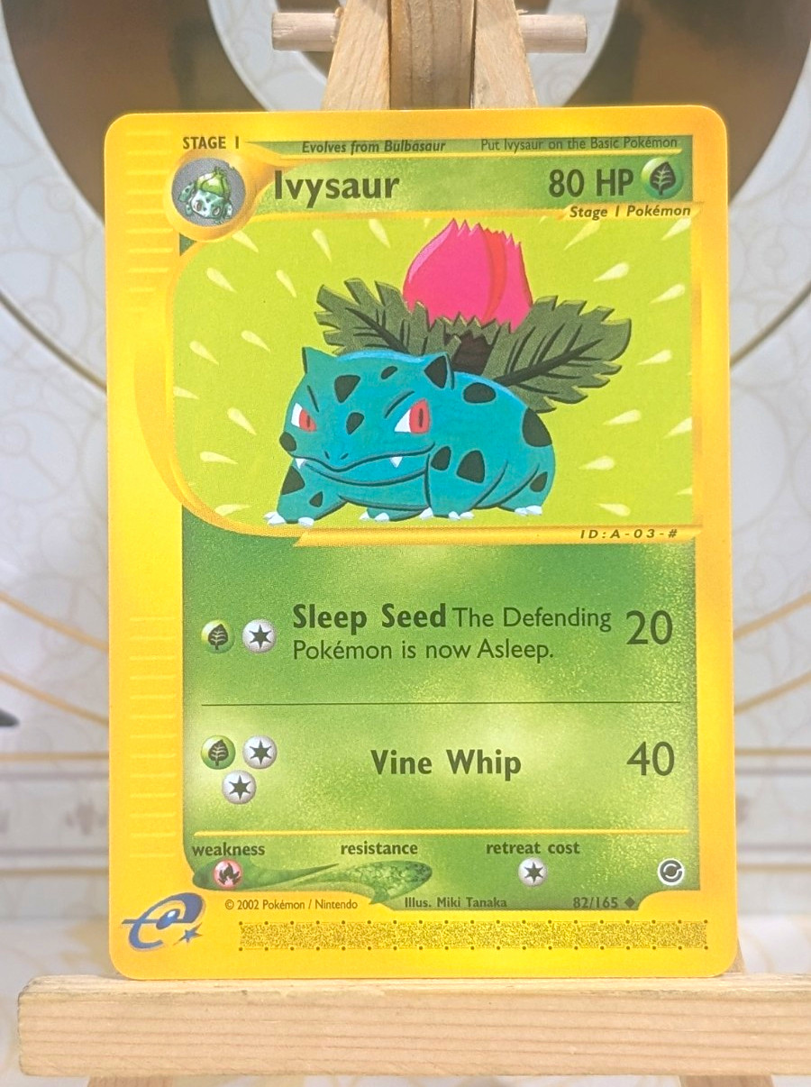 Pokemon TCG Ivysaur 082/165 Expedition Base Set E-Reader Uncommon LP 2002 WOTC