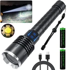 9900000Lumen Super Bright XHP120 LED Flashlight Rechargeable High Powerful Light