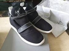 RRP £519 GIUSEPPE ZANOTTI SCARPE DA GINNASTICA ALTE lavorate a maglia taglia uk 7 eur 41 j.