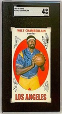 1969 Topps #1 Wilt Chamberlain SGC 4 VG-EX Lakers