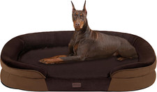Orthopedic Dog Bed for Extra Extra Large Dogs with Gel Memory Foam, Waterproof D