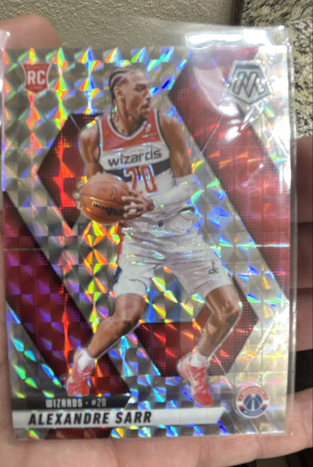 2024-25 Panini Mosaic - Rookies Alexandre Sarr #216 Mosaic Prizm (RC)