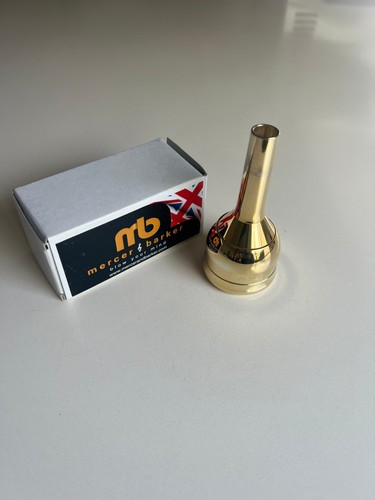 Mercer and Barker MB3 Tuba Mouthpiece Gold Plated