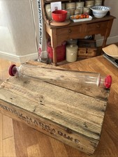 Vintage Pyrex Glass Traditional Kitchen Rolling Pin - Kitchenalia!