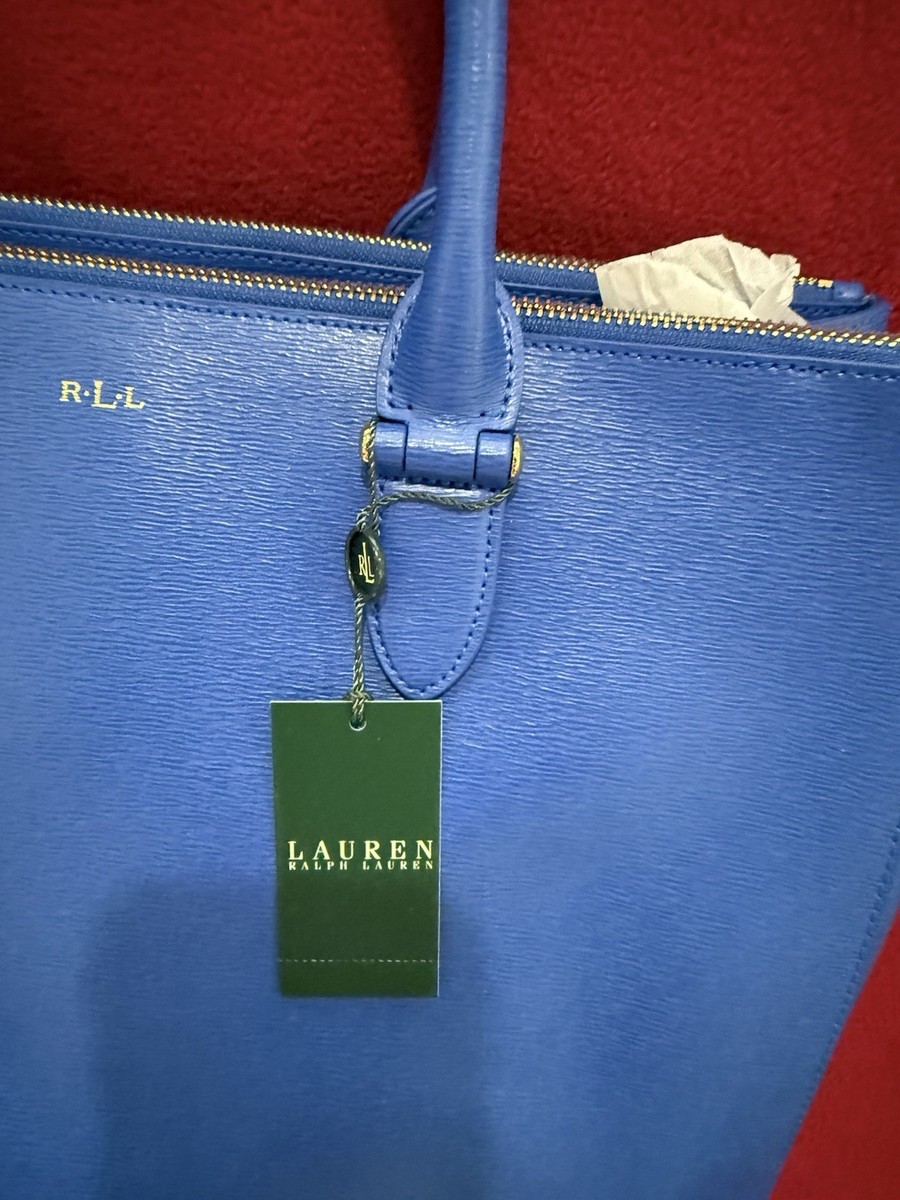 NEW Designer Lauren Ralph Lauren Newbury DB Zip Satchel-st Astor