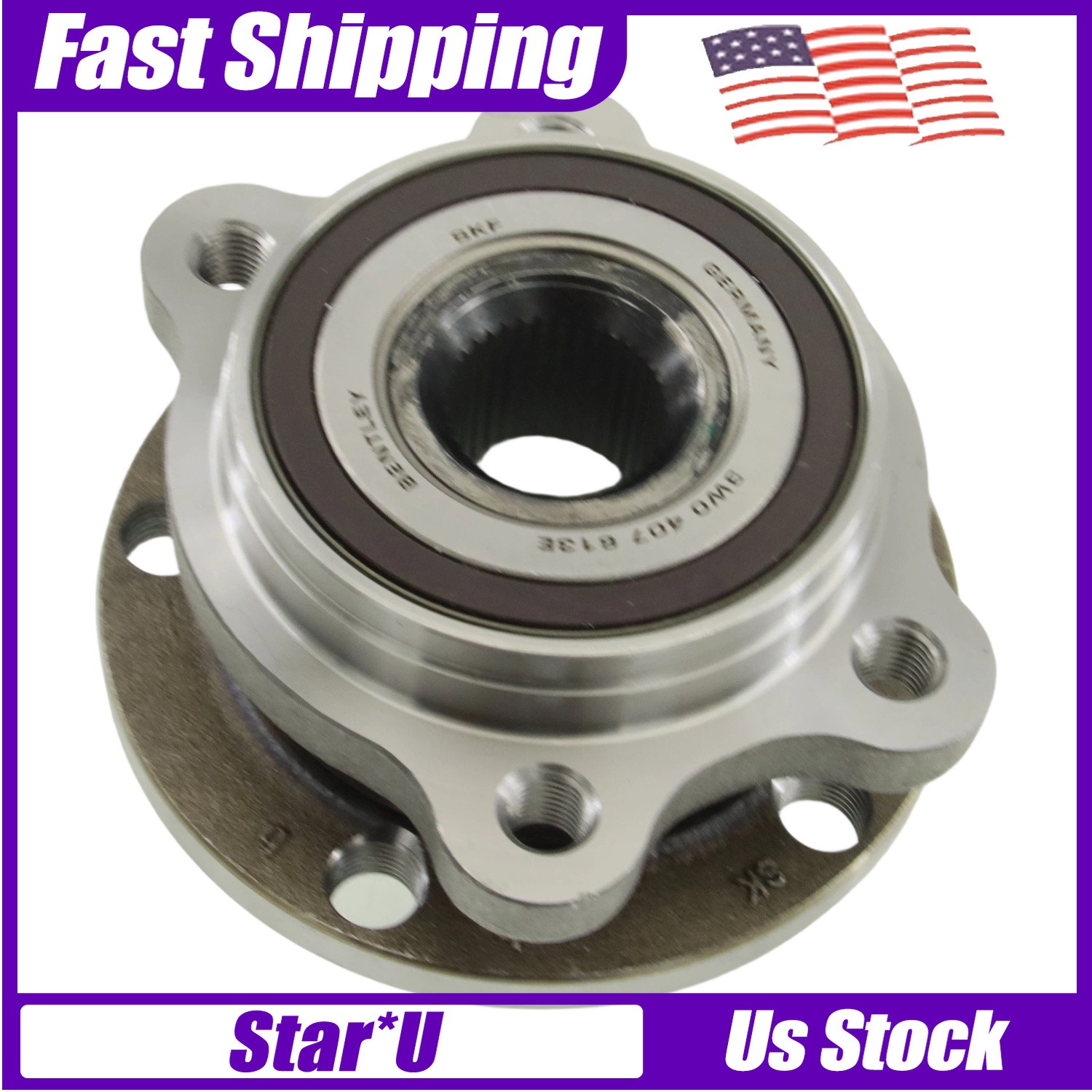 OEM Wheel Hub Bearing For Bentley Continental Gt Gtc & Flying Spur 3W0407613E US