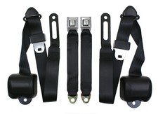 Jegs 3-point Retractable Seat Belts For 1973-1987 Chevrolet Gmc Trucks