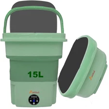 Mini laveuse portable 15L - Béige