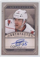 2013-14 Upper Deck Artifacts Autofacts Tuomo Ruutu #A-TR Auto 0y6