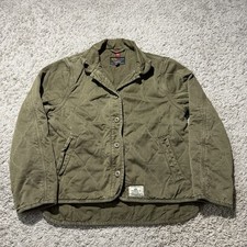 Alpha Industries Crewman Liner Mod Dark Green Women’s Small Button Quilted