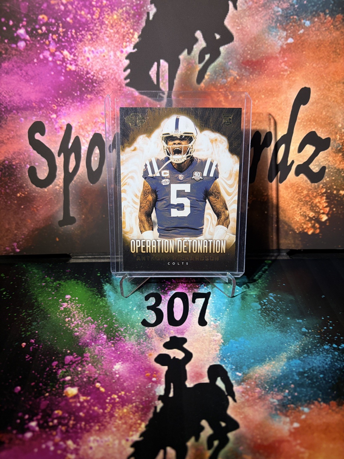 2023 Panini Illusions - Operation Detonation Anthony Richardson #16 (RC)