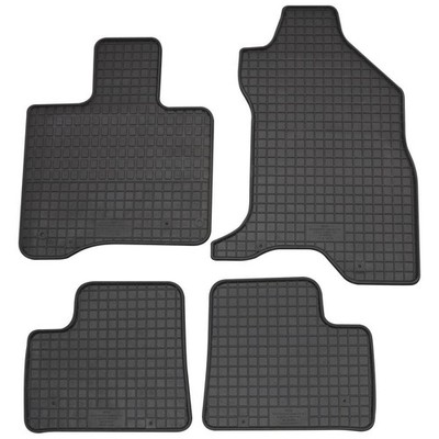 Gummimatten 4-Teile schwarz für Citroen C-Zero ab 12/2010 Passform PETEX