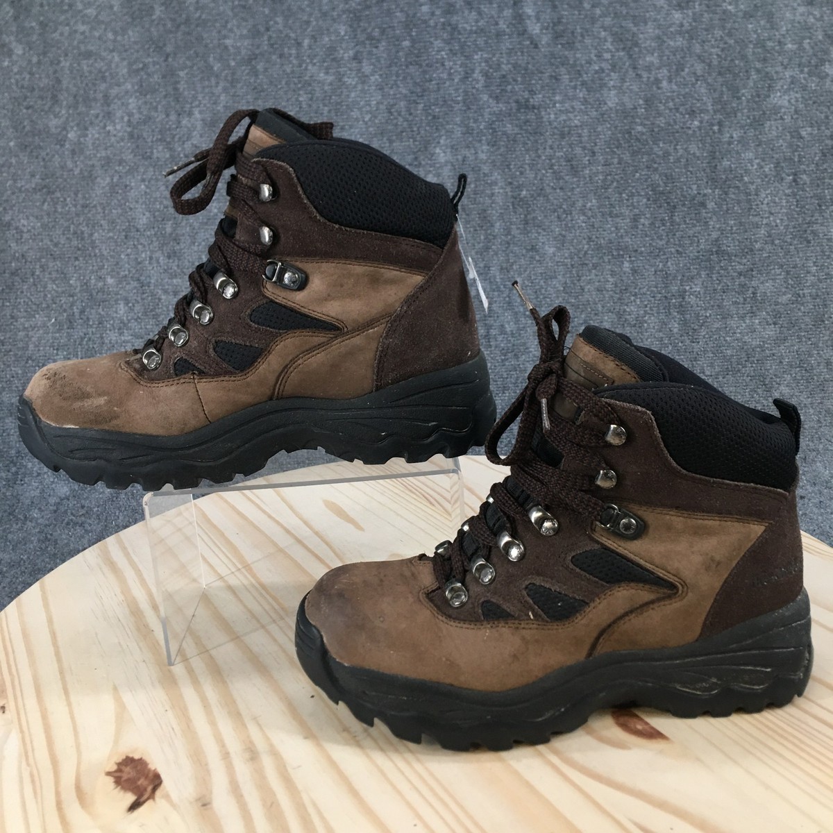 Thom McAn Boots Mens 7.5 Lace Up Hiking Ankle Boot 84660  display picture 2