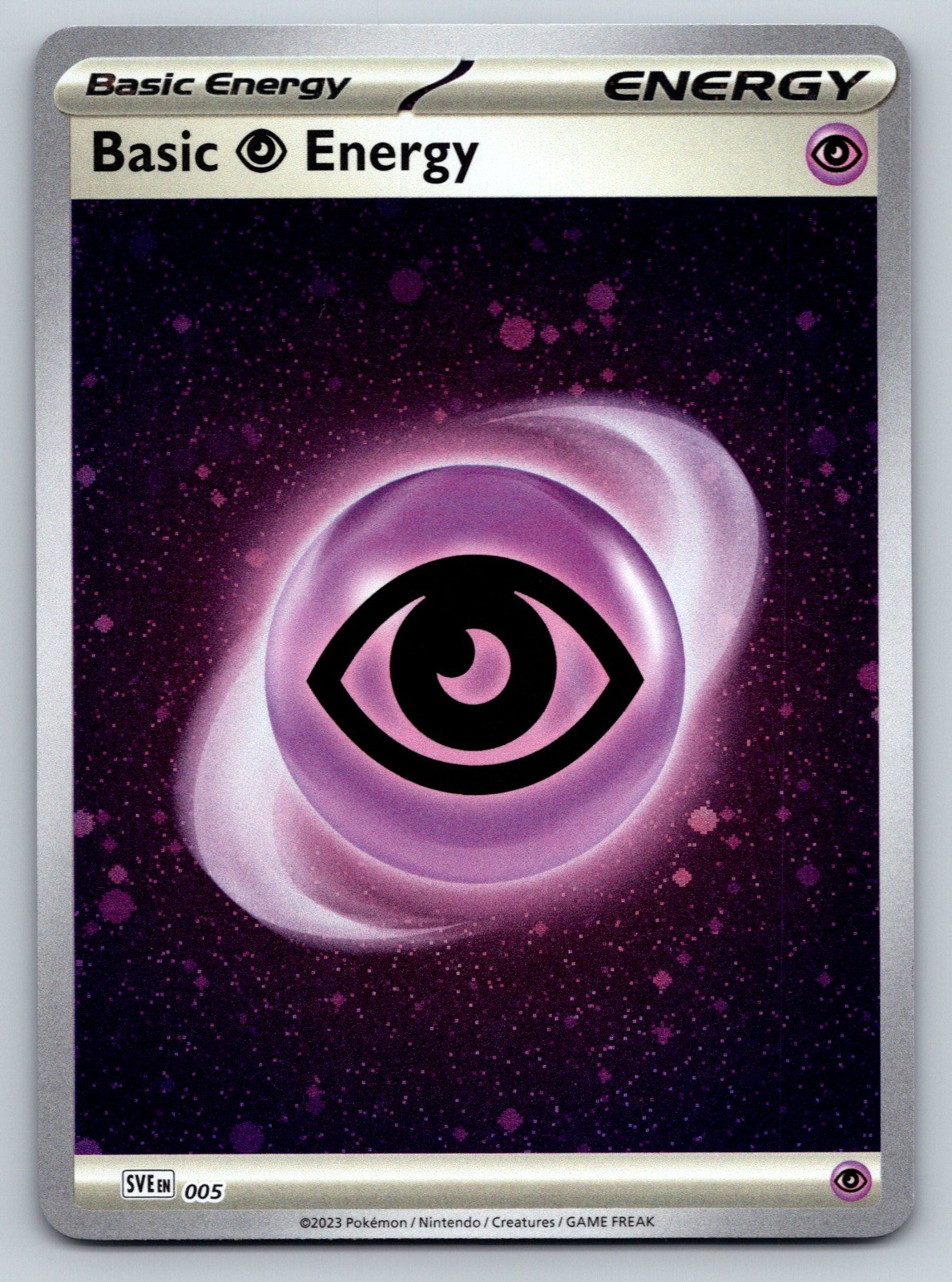 Basic Psychic Energy (Cosmos Holo) Holo Common SVE: Scarlet & Violet Energies 00