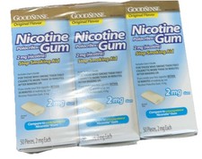 3 GoodSense Nicotine Gum 2mg 150 Pieces NOT Expired Dec 2026 New Sealed In Date