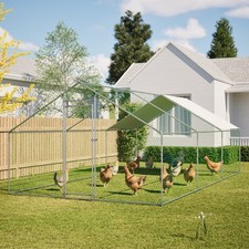 Hühnerstall Hühnerhaus Freilaufgehege Kleintierstall Geflügelstall- 3 x 6 x 2m