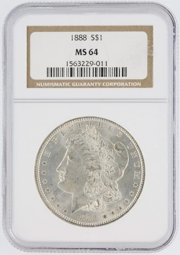 1888 Morgan Silver Dollar NGC MS64 S$1 Philadelphia Minted No Reserve