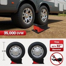 Car Tire Change Ramp 6.3" Tire Lift, 1 Pc Travel Trailer Tire Change Ramp, Cu...