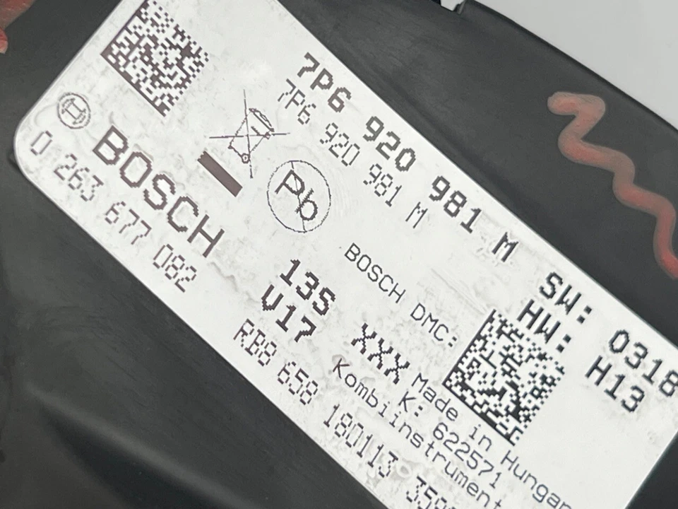 Volkswagen Touareg 2014 3,0D-A V6 tablero relojes/velocímetro 7P6 920 981 M Foto 2 de 4