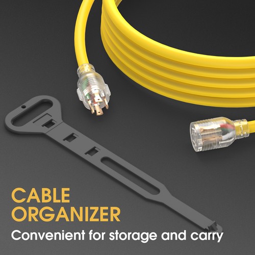 Cable de extensión de alimentación del generador L14-30P a L14-30R cable de extensión eléctrico 25 pies - Imagen 5 de 8