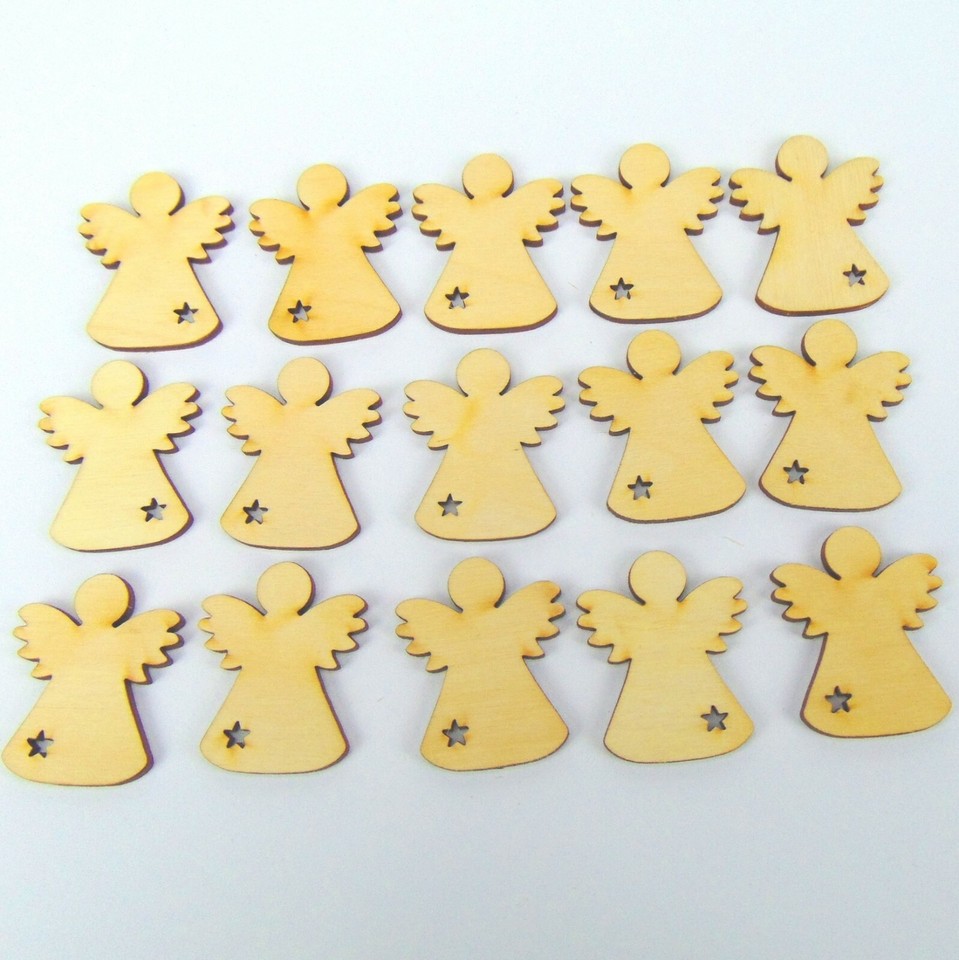 Schutzengel für Taufe Geburt Weihnachten Geburtstag 4cm Engel aus Holz Give Away