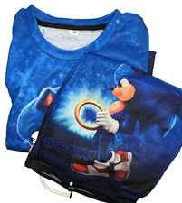 Sonic the hedgehog T shirts and shorts Round neck Boys KM/Girls KL