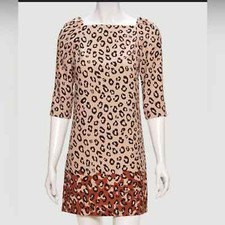 Ann Taylor Factory leopard print dress size 2 petite