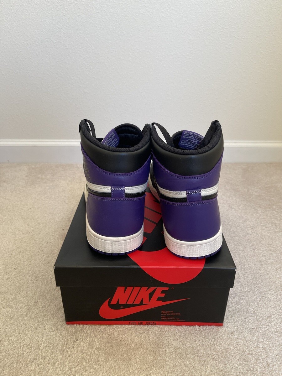 Size 11 Jordan Retro High OG Court Purple 2018