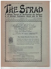 Jan 1956 issue The Strad monthly journal.. all String Intrumnets Played with Bow