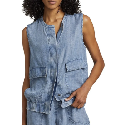 Splendid Chase Indigo Denim Vest Tank ( XS ) | eBay