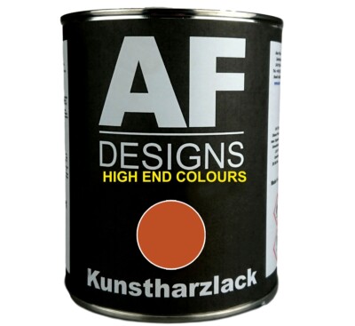 1 Liter Kunstharzlack TEREX / SCHAEFF ORANGE Maschinen LKW NFZ Lack Baumaschinen