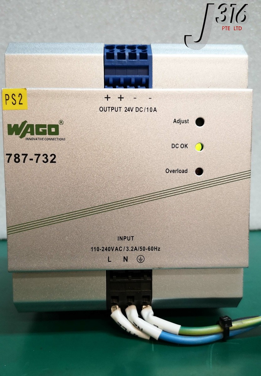 13923 WAGO EPSITRON ECO POWER SWITCHED-MODE POWER SUPPLY 787-732