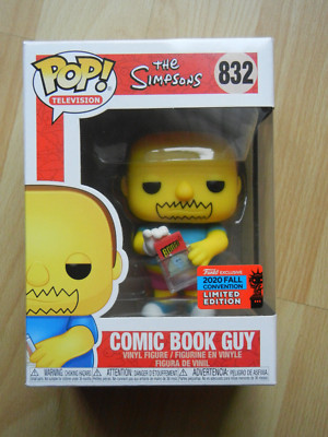 Funko Pop! Television 832 Comic Book Guy - Simpsons Fall Convention Limited NEU