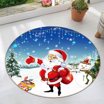 3D Weihnachtsmann NMN655 Spiel Teppich Mat Elegant Foto Teppich Eve 2023