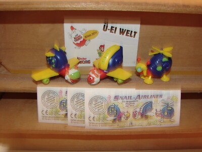 SNAIL AIRLINES  D 1997 - VARIANTEN KOMPLETTSATZ MIT 3 BPZ