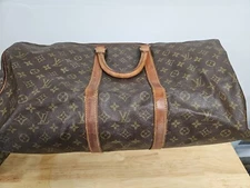 Louis Vuitton Keepall 55 Monogram Brown Vintage