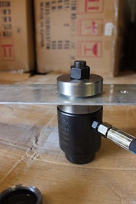 56 Pcs Dimple die + Hydraulic hole punch set. 16 - 114mm cut, 1/2