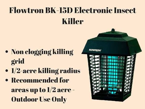 flowtron bk-15d electronic insect killer bug zapper light