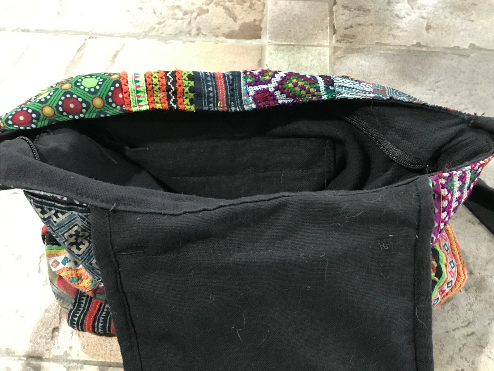 Unique Patchwork Crossbody Bag, Small, Made in Th… - image 5