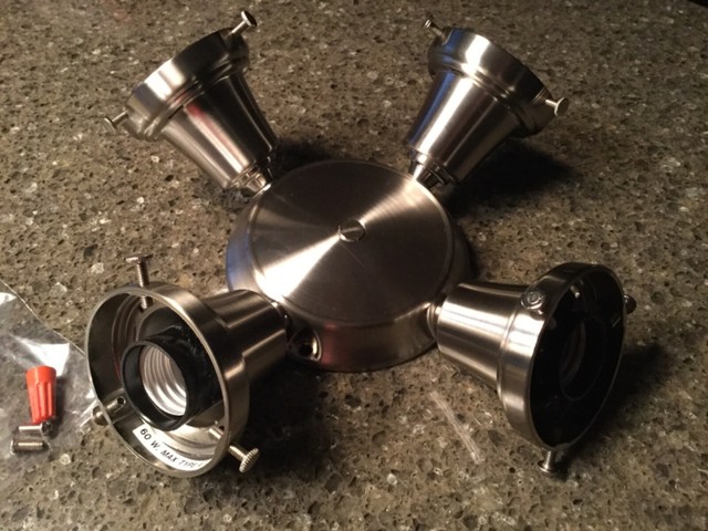 Casablanca K4sa Matte Black Fan Light Kit For Sale Online Ebay