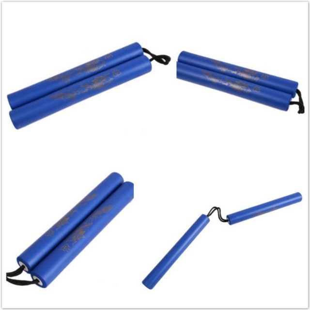 Kids Freshman Foam Nunchucks Nunchaku Dragon Pattern Martial Art